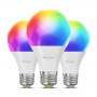 Nanoleaf Essentials Smart A60 Bulb E27 Matter 9W 806Lm RGBCW 2700-6500K, 3pcs pack Nanoleaf | Nanoleaf Essentials Smart A60 Bulb - 2